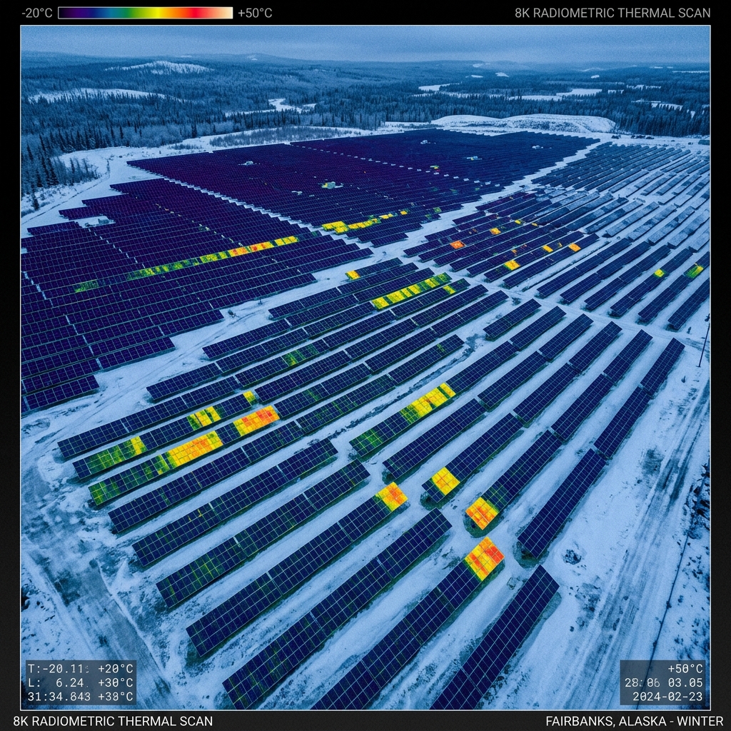 Solar Panel Array Hotspots