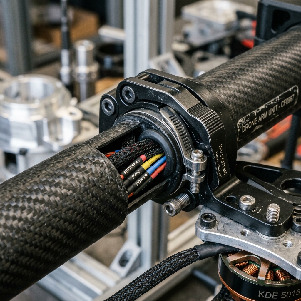Woven Carbon Drone Arm